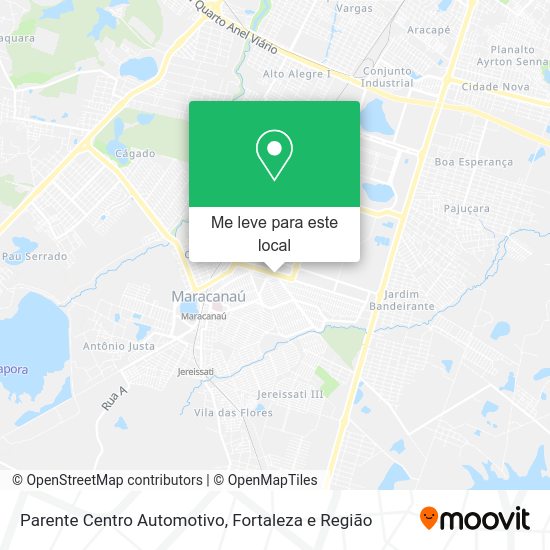 Parente Centro Automotivo mapa