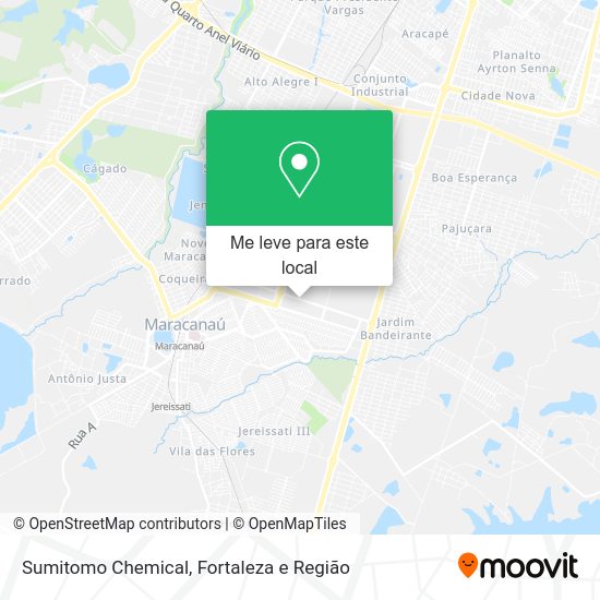 Sumitomo Chemical mapa