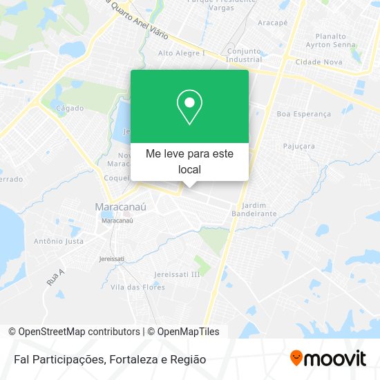 Fal Participações mapa