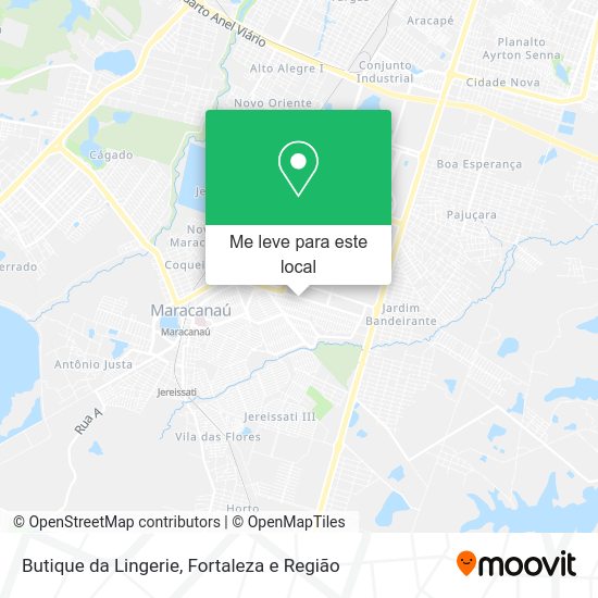 Butique da Lingerie mapa
