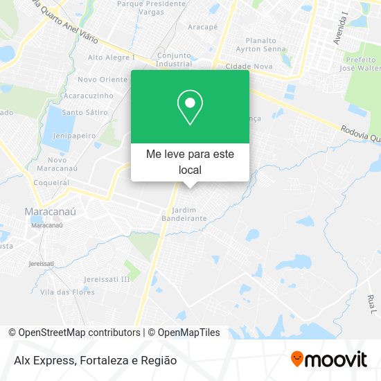 Alx Express mapa