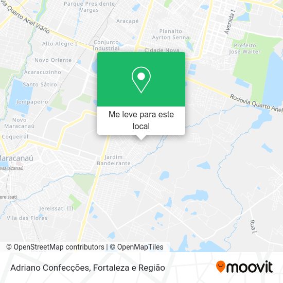 Adriano Confecções mapa