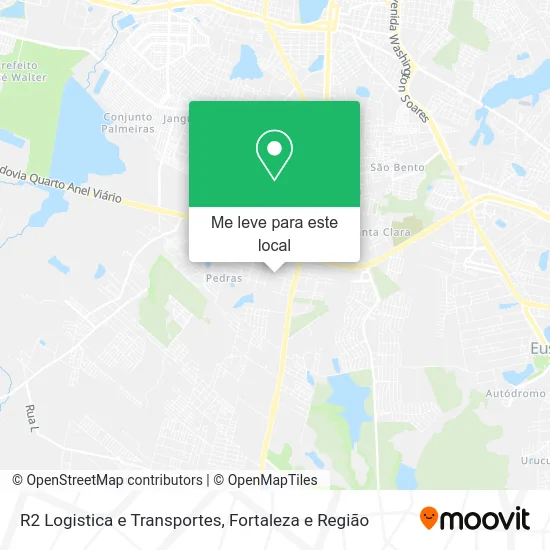 R2 Logistica e Transportes mapa
