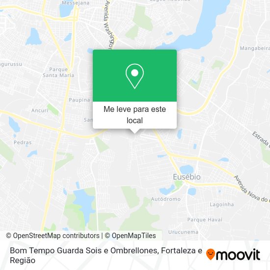 Bom Tempo Guarda Sois e Ombrellones mapa