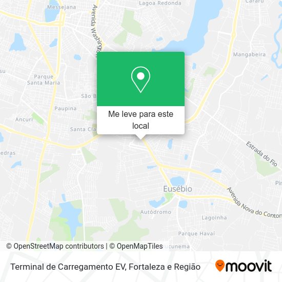 Terminal de Carregamento EV mapa