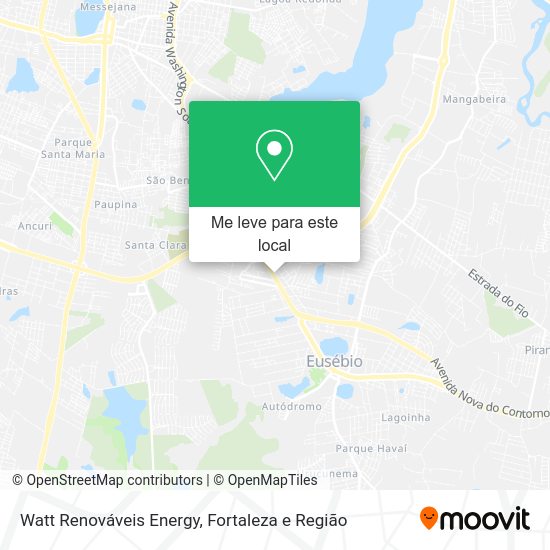 Watt Renováveis Energy mapa