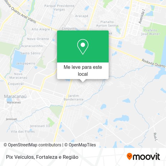 Pix Veículos mapa