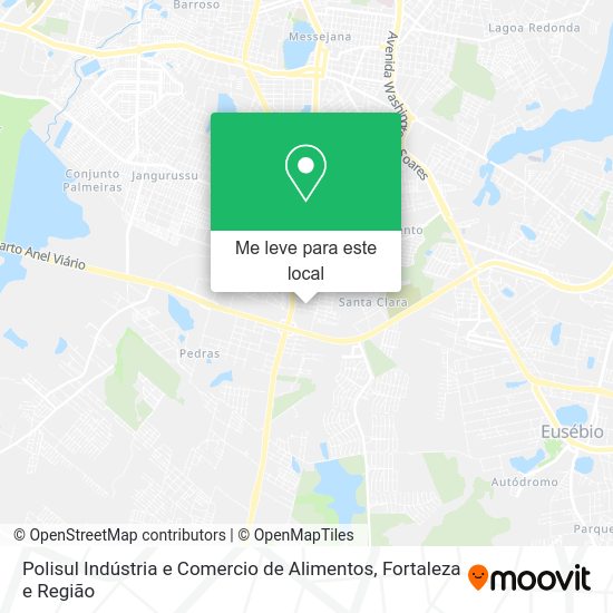 Polisul Indústria e Comercio de Alimentos mapa