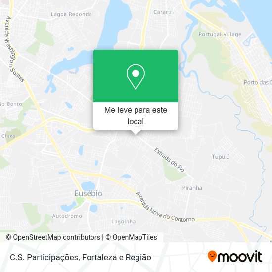 C.S. Participações mapa