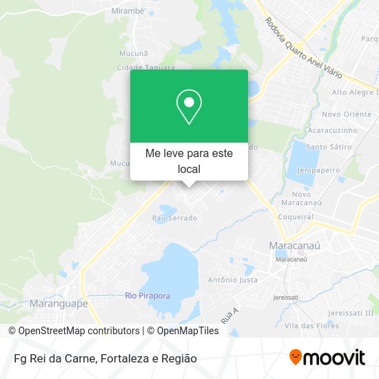 Fg Rei da Carne mapa