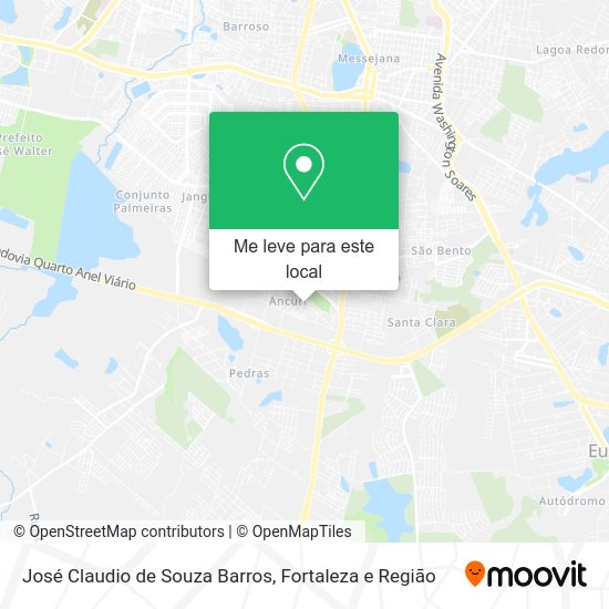 José Claudio de Souza Barros mapa