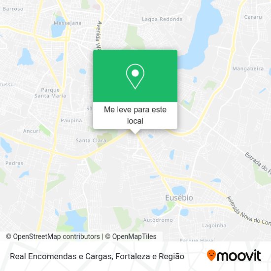 Real Encomendas e Cargas mapa