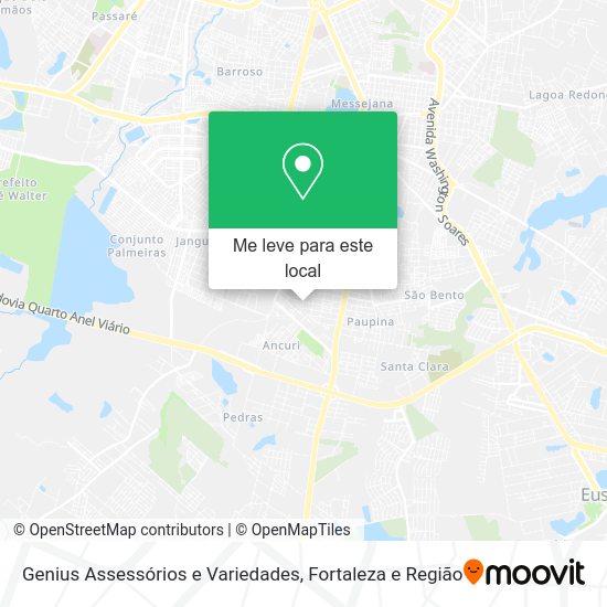 Genius Assessórios e Variedades mapa