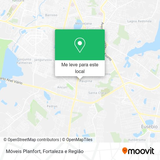 Móveis Planfort mapa