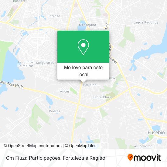 Cm Fiuza Participações mapa