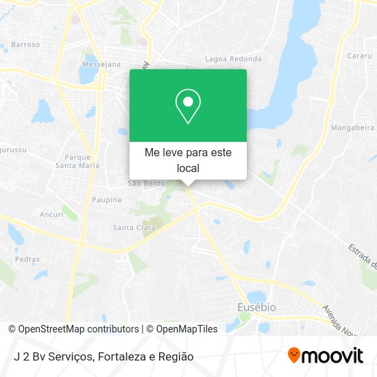 J 2 Bv Serviços mapa