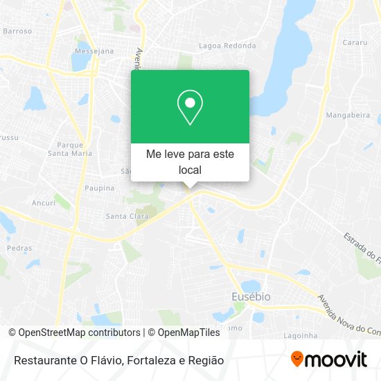 Restaurante O Flávio mapa