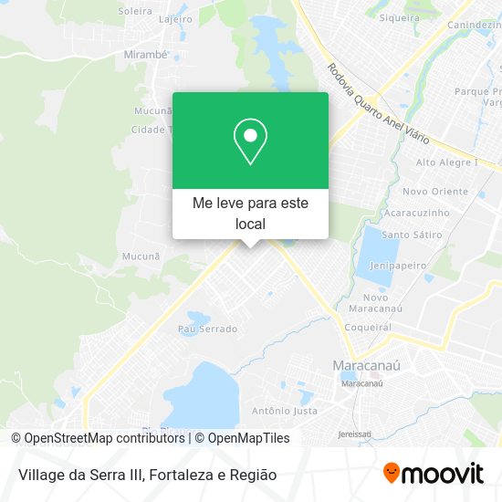Village da Serra III mapa