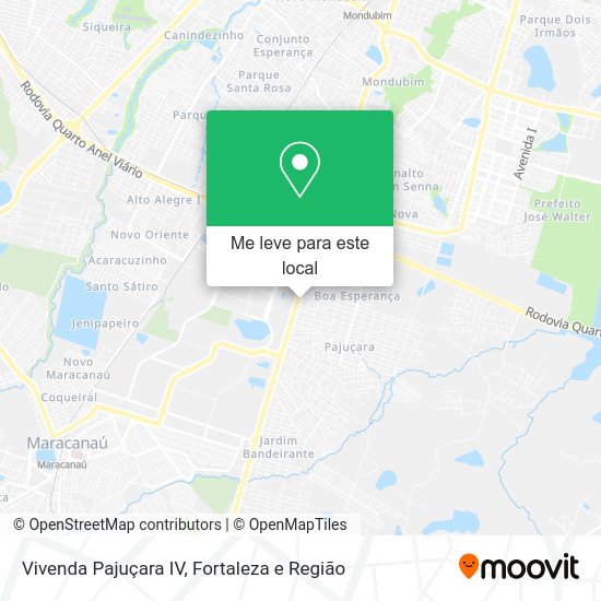Vivenda Pajuçara IV mapa
