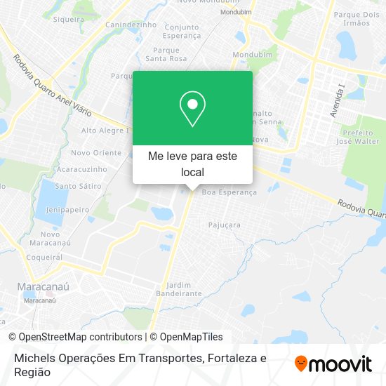 Michels Operações Em Transportes mapa