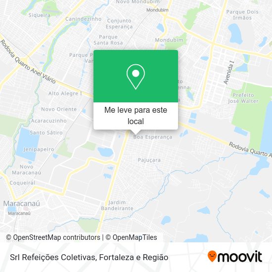 Srl Refeições Coletivas mapa