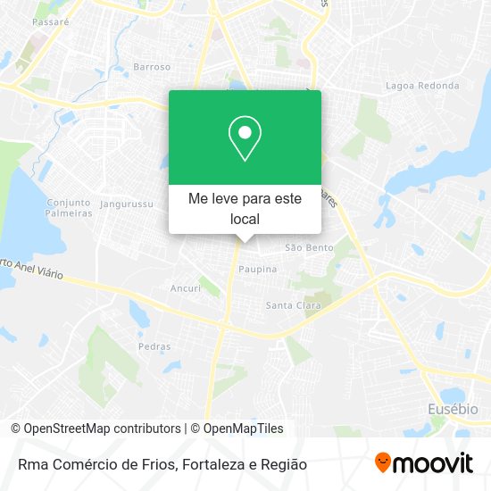 Rma Comércio de Frios mapa