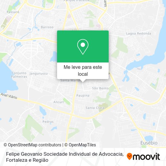 Felipe Geovanio Sociedade Individual de Advocacia mapa