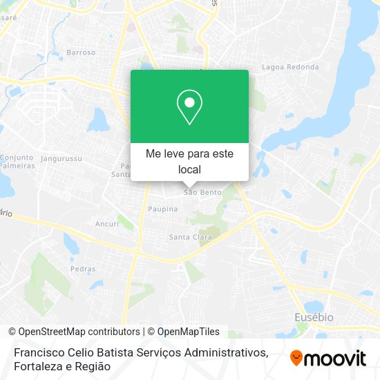 Francisco Celio Batista Serviços Administrativos mapa