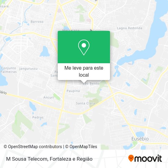 M Sousa Telecom mapa