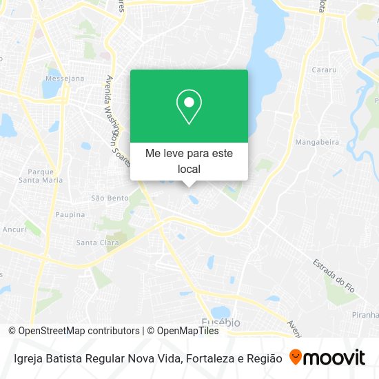 Igreja Batista Regular Nova Vida mapa