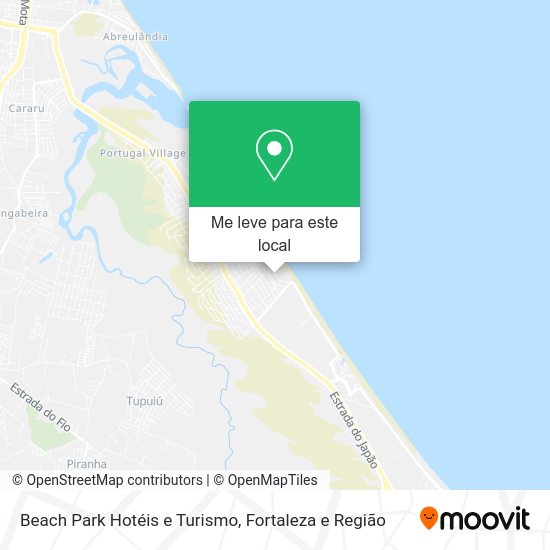 Beach Park Hotéis e Turismo mapa