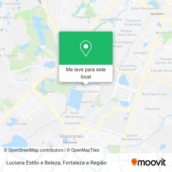 Luciana Estilo e Beleza mapa
