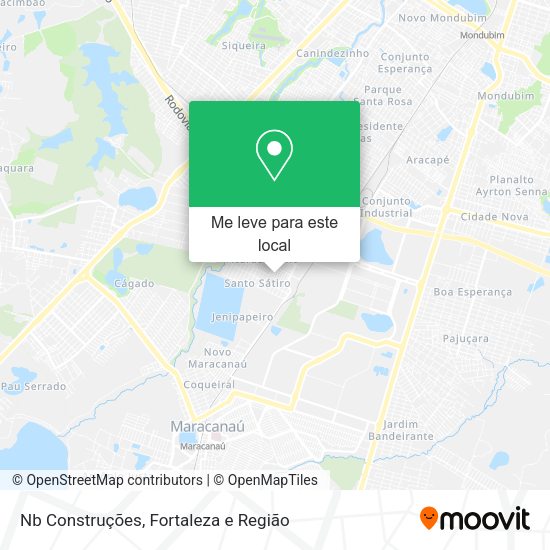 Nb Construções mapa
