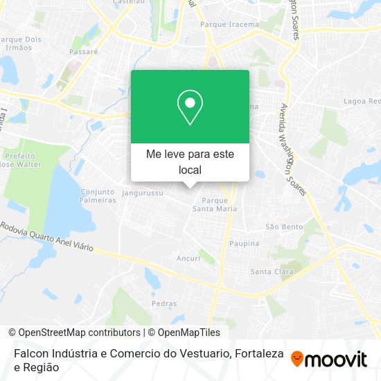 Falcon Indústria e Comercio do Vestuario mapa