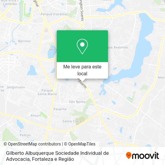 Gilberto Albuquerque Sociedade Individual de Advocacia mapa