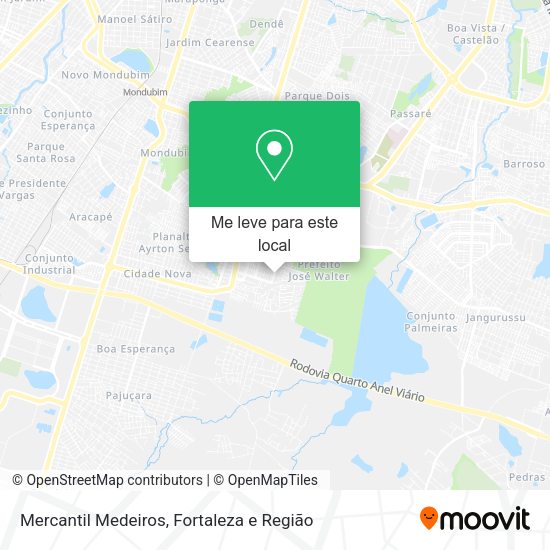 Mercantil Medeiros mapa
