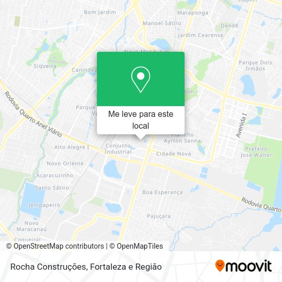 Rocha Construções mapa