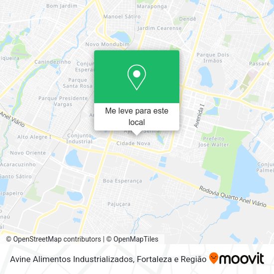 Avine Alimentos Industrializados mapa