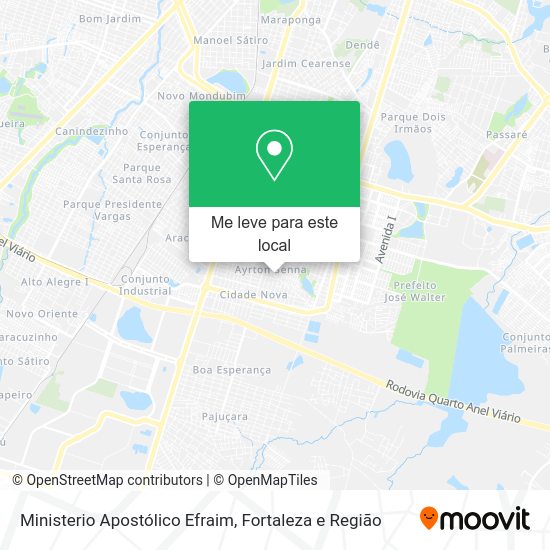 Ministerio Apostólico Efraim mapa