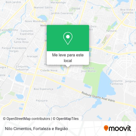 Nilo Cimentos mapa