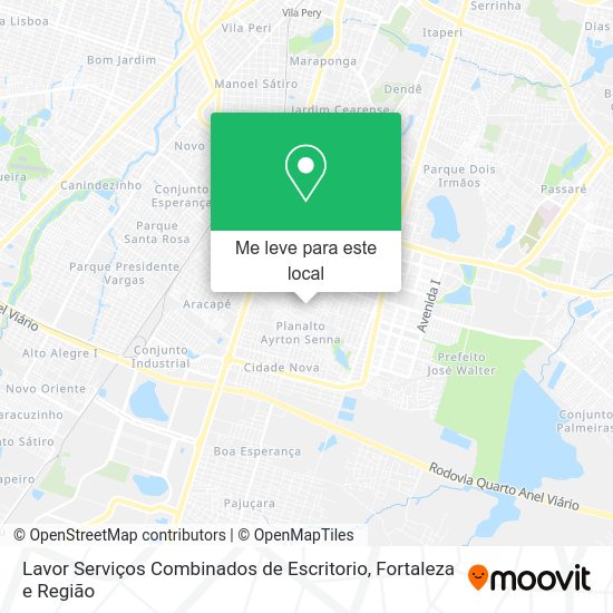 Lavor Serviços Combinados de Escritorio mapa