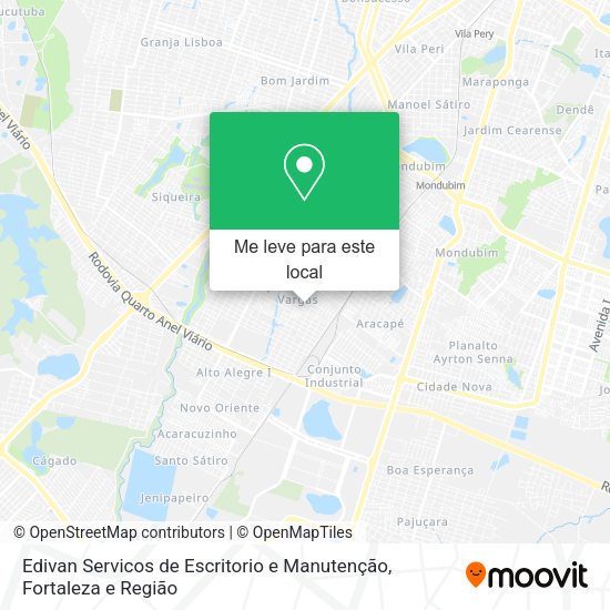 Edivan Servicos de Escritorio e Manutenção mapa