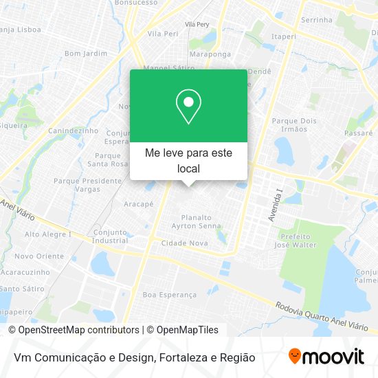 Vm Comunicação e Design mapa
