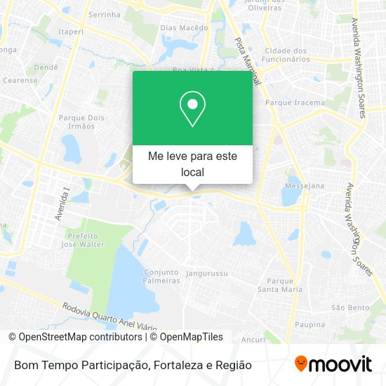 Bom Tempo Participação mapa