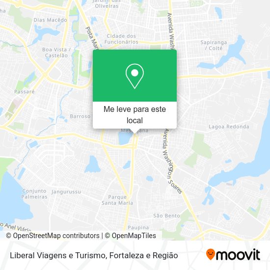 Liberal Viagens e Turismo mapa