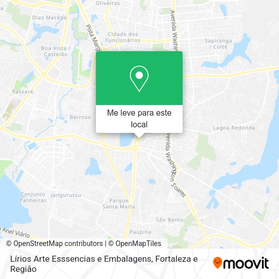 Lírios Arte Esssencias e Embalagens mapa