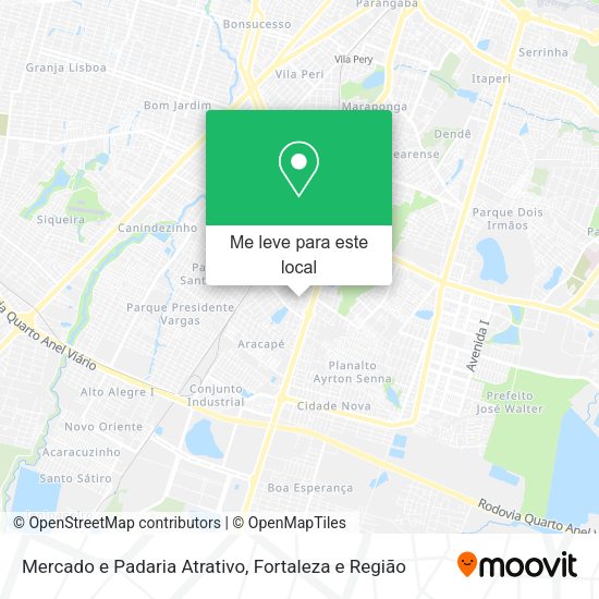 Mercado e Padaria Atrativo mapa