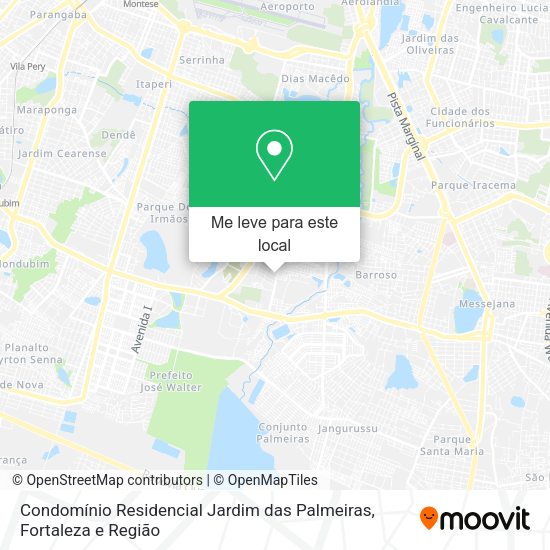 Condomínio Residencial Jardim das Palmeiras mapa