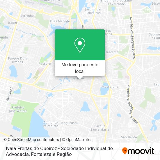 Ivala Freitas de Queiroz - Sociedade Individual de Advocacia mapa