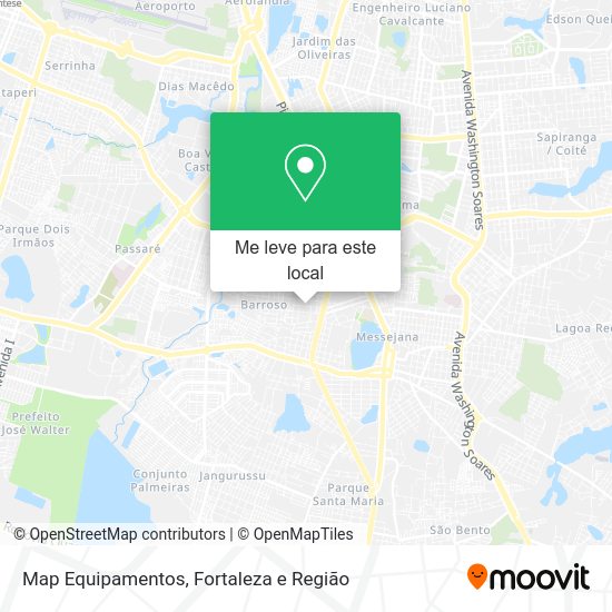 Map Equipamentos mapa